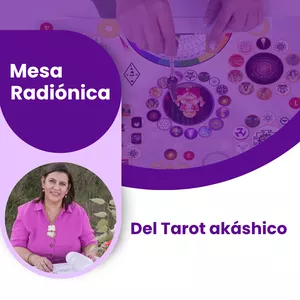 Imagen de portada para Curso online Mesa Radiónica de Tarot akáshico