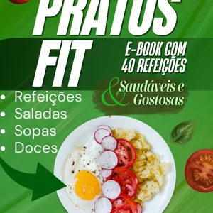 Imagem de capa para o Ebook PRATOS FIT SAUDÁVEIS PARA SECAR 