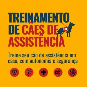 Imagem de capa para o Curso online TREINAMENTO DE CÃES DE ASSISTÊNCIA - Um Programa de Treinamento Passo-a-Passo para Você e Seu Cão