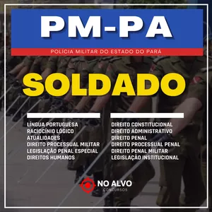 Imagem principal do produto APOSTILA PM PARÁ - SOLDADO