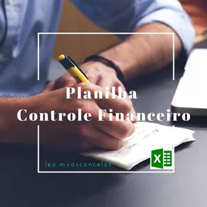 Imagem de capa para o Ebook Planilha de Controle Financeiro