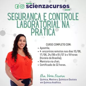 Imagem de capa para o Curso online SEGURANÇA E CONTROLE LABORATORIAL NA PRÁTICA