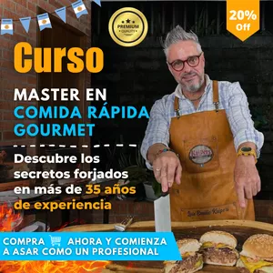 Imagen de portada para Curso online MASTER EN COMIDA RÁPIDA GOURMET