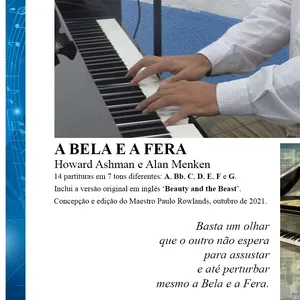 Imagem de capa para o Ebook PARTITURA de A BELA E A FERA