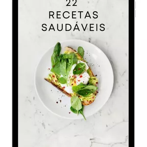 Imagen de portada para Ebook 22  recetas saudáveis