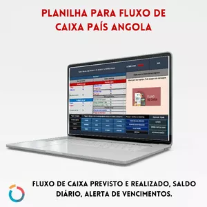 Imagem de capa para o Curso online Planilha Fluxo De Caixa - para o pais de angola Kwanza!!