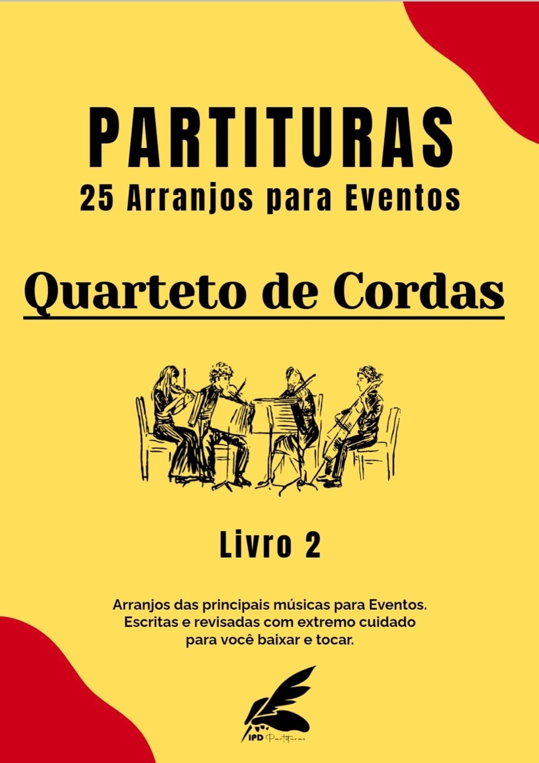 Imagem de 25 Arranjos para Quarteto de Cordas - Livro 2 criado por Israel Pessoa Violinista na hotmart