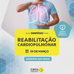 Imagem de capa para o Evento online SIMPÓSIO DE REABILITAÇÃO CARDIOPULMONAR