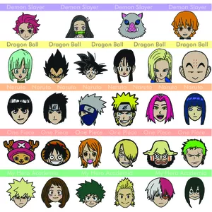 Imagem de capa para o Curso online Coleção de Matriz de Bordado de Animes