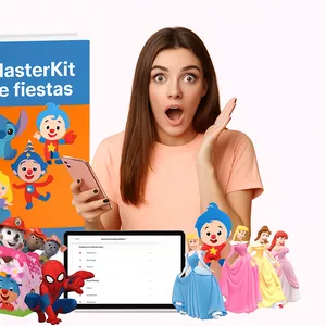 Imagen de portada para Curso online MasterKit Fiesta + de 1000 imprimibles para fiestas increíbles 🎉