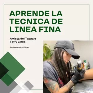 Imagen de portada para Curso online Aprende como tatuar el estilo LINEA FINA