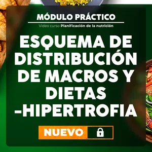 Imagen de portada para Curso online Esquema de Distribución de Macros y Dietas - Hipertrofia