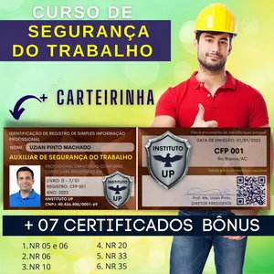 Imagem do curso CURSO DE SEGURANÇA DO TRABALHO