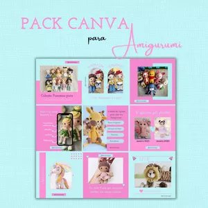 Imagem do curso Pack Canva para Amigurumi