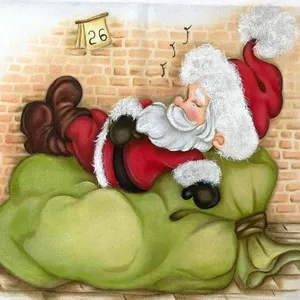 Imagem de capa para o Ebook Projeto 023 - Papai noel dormindo