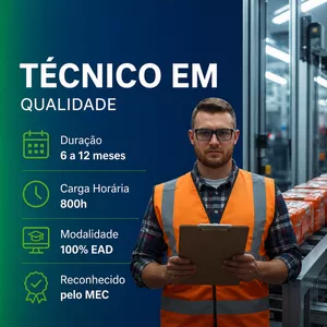 Imagem do curso Curso Técnico em Qualidade