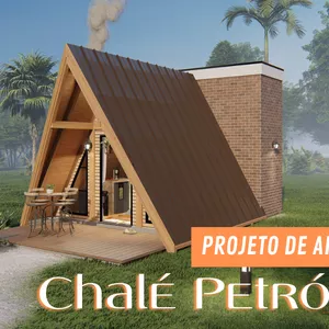 Imagem de capa para o Ebook Projeto Tiny House Chalé Petrópolis - Planta Pronta