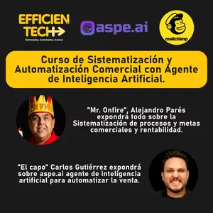 Imagen de portada para Curso online CURSO SISTEMATIZACIÓN Y AUTOMATIZACIÓN DE VENTAS CON I.A.