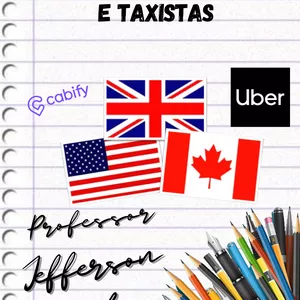 Imagem de capa para o Ebook Inglês para motoristas de aplicativo e taxistas