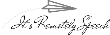 It's Remotely Speech logo