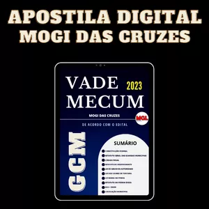Imagem de capa para o Ebook Apostila Vade Mecum GCM Mogi das Cruzes 