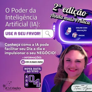 Imagem de capa para o Curso online 2.Edição - O poder da Inteligência Artificial (IA): Use a seu favor