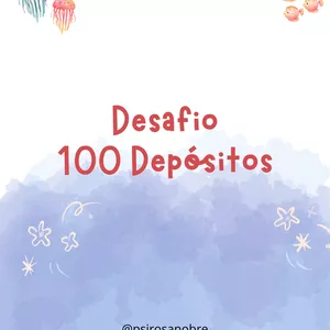 Imagem de capa para o Ebook Desafio 100 Depósitos - R$ 5.050,00