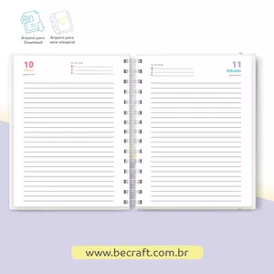 Imagem de capa para o Curso online “Criação de Arquivos Digitais para Agendas e Planners”