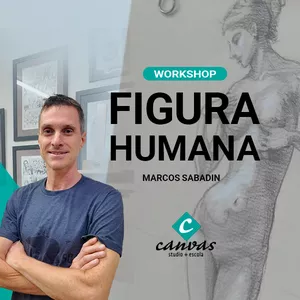 Imagem de capa para o Curso online Workshop Desenho Figura Humana - Marcos Sabadin 