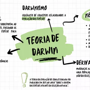 Imagem de capa para o Curso online Mapa mental Darwinismo e Lamarckismo