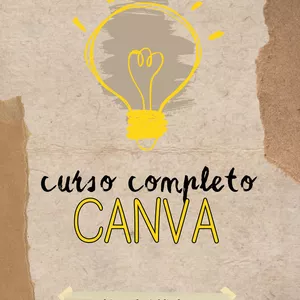 Imagem de capa para o Ebook Curso Completo Canva