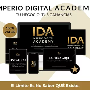 Imagen de portada para Curso online IDA - Imperio Digital Academy - Aprende a Monetizar en el Mundo Digital