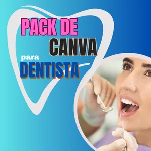 Imagem de capa para o Curso online Pack de Canva para Dentista