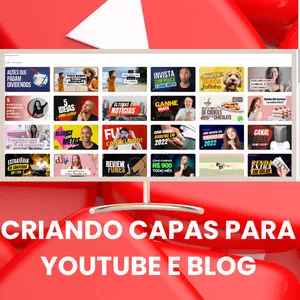 Imagem de Curso Criando Capas Para Youtube e Blog do Zero - 100% Em Vídeo criado por Andre Luis na hotmart