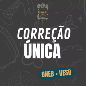 Imagem de capa para o Curso online UNEB 2026: UMA CORREÇÃO AVULSA [Especial Black Friday]