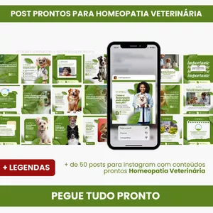 Imagem de PACK PARA HOMEOPATIA VETERINÁRIA criado por Creative Packs Arts na hotmart