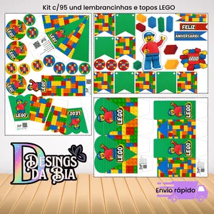 Imagem de capa para o Curso online PDF Kit de moldes lembrancinhas LEGO