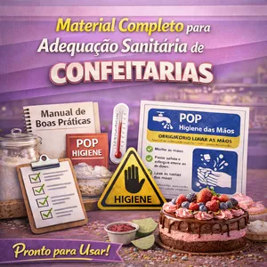 Imagem de Padroniza Vigilância Sanitária - MATERIAL COMPLETO CONFEITARIA criado por Marcella Lobo na hotmart