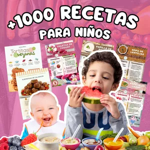 Imagen de portada para Ebook +1000 RECETAS PARA NIÑOS 2025