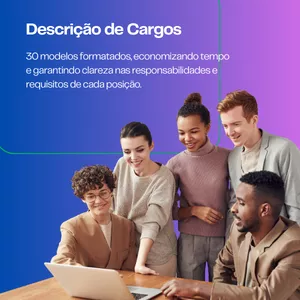 Imagem de capa para o Curso online Kit de 30 Modelos de Descrição de Cargos