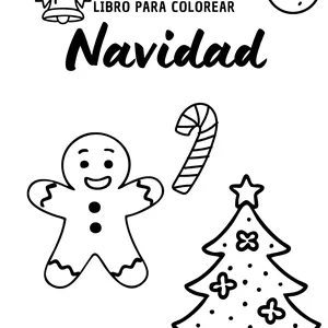 Imagen de portada para Ebook Libro de colorear especial Navideño