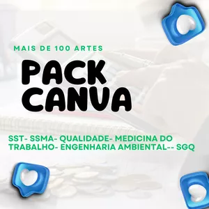 Imagem de capa para o Curso online PACK CANVAS SST/ SSMA/ SEGURANÇA DO TRABALHO 