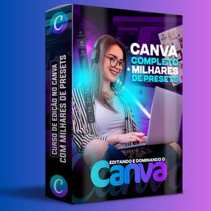 Imagem de capa para o Curso online Profissão: Designer Canva