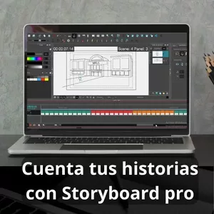 Imagen de portada para Curso online "Domina la Narrativa Visual: Curso Completo de Storyboard Pro ¡Aprende a Contar Historias de Forma Profesional!"