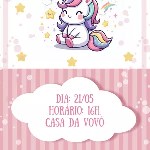 Imagem de capa para o Curso online Convite de aniversário Unicórnio 