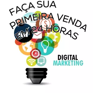 Imagem de capa para o Ebook Ensinando a fazer sua primeira venda em/24hrs