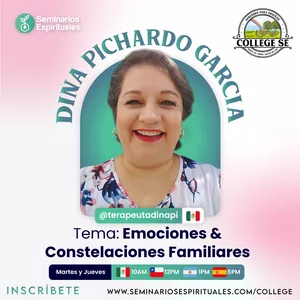 Imagen de portada para Curso online Taller COLLEGE SE: Emociones y Constelaciones Familiares con Dina Pichardo G.