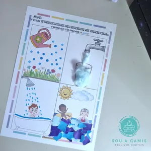 Imagem de capa para o Ebook Atividade - Água