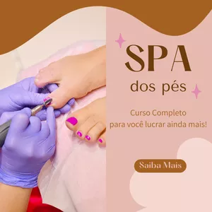 Imagem de capa para o Curso online CURSO SPA DOS PÉS 