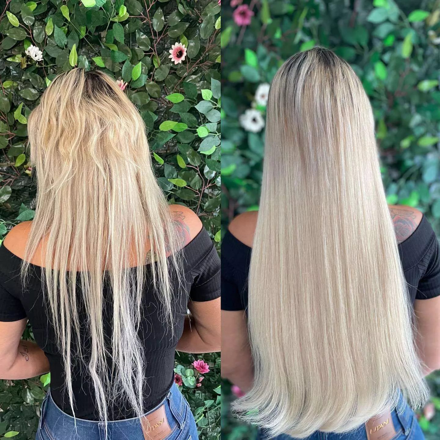 Antes e depois Técnica Ultra Fina